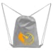 CINCH BAG BASKETBALL sportovní vak lt. grey