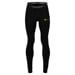 E SDN mens bamboo tights black/Lt.green sew.