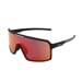 VISION RED-R BLK/GRY sportovní sluneční brýle černá mat./šedá