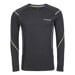 MW NDR 170 mens merino long sleeve T-shirt black melange
