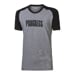 BRANDON men's bamboo T-shirt black/grey melange