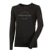 VANDAL "STAMP" mens long sleeve T-shirt black