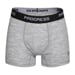 WARRIOR men's merino boxer shorts grey melange