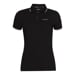 CASA women's bamboo polo shirt black