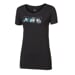 SASA "FLOWINDOWS" ladie's bamboo T-shirt petroleum