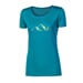 VINKA "MOUNTAINS" women's merino T-shirt grey melange