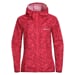 VALEDA full-zip hooded jacket raspberry