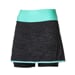 ALERTA women's sports skirt black/mint