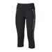 UNIA 3Q 3/4 ladie's running leggings black