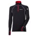 TOREZ ZIP mens sports short zip jacket black/red