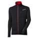 HURICAN mens full zip jacket black/red