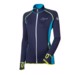 TISPA II ladies sports full zip jacket black/green-white sew.