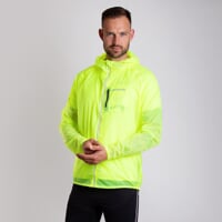 AERO LITE ultralightweight hooded jacket neon green