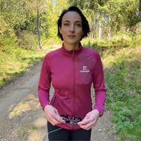 ALBERTA women's merino jacekt red violet