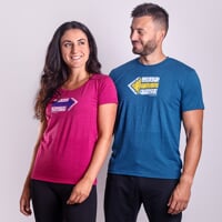 AROMA "KCT" women's outdoor T-shirt fuchsia