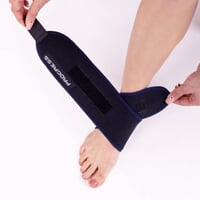 Banding - ankle black/red