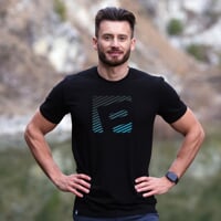 BARBAR "P" men's bamboo T-shirt black