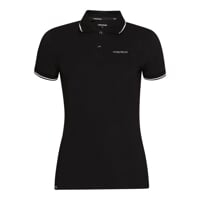 CASA women's bamboo polo shirt black
