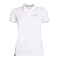 CASA women's bamboo polo shirt white