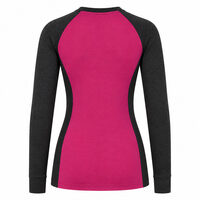 CC NDRZ ladies functional long sleeve T-shirt anthracite/fuchsia