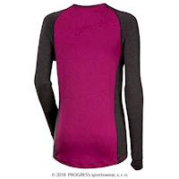 CC NDRZ ladies functional long sleeve T-shirt anthracite/purple