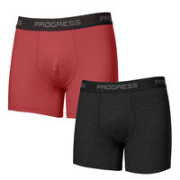 CC SKN 2-PACK set of men's functional boxers anthracite + terracotta