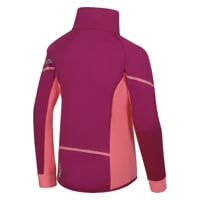 COOLIO JKT kids softshell jacket wine red/pink