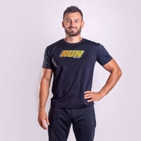 DEPORTE "RUN" pánské sportovní triko černá