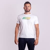 DEPORTE "RUN" pánské sportovní triko bílá