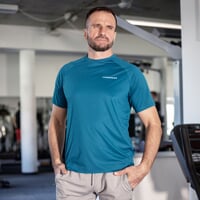 DRIVER men's sports T-shirt petroleum