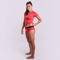 E KLHZ 2-PACK set dámských kalhotkek s bambusem black + hibiscus