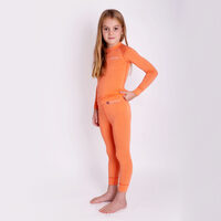 E NDRD kids bamboo long sleeve T-shirt black/yellow sew.