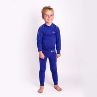 E NDRD kids bamboo long sleeve T-shirt black/yellow sew.