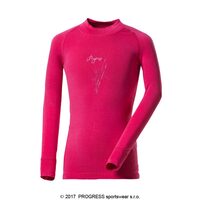 E NDRD kids bamboo long sleeve T-shirt black/yellow sew.