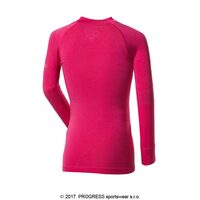 E NDRD kids bamboo long sleeve T-shirt black/yellow sew.