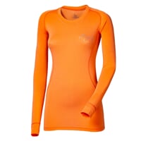 E NDRZ ladies bamboo long sleeve T-shirt apricote