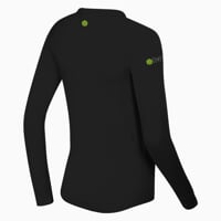 E NDRZ ladies bamboo long sleeve T-shirt black