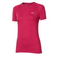 E NKRZ ladies bamboo short sleeve T-shirt black/purple sew.