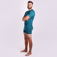 E SKN mens bamboo boxer shorts green
