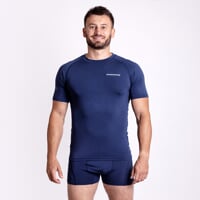 E SKN mens bamboo boxer shorts navy