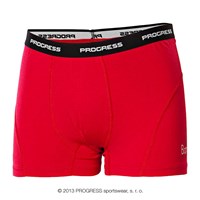 E SKN mens bamboo boxer shorts red