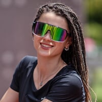 ENDURO GRN-R BLK/WHT sports goggles black/white