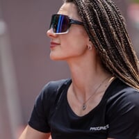 ENDURO GRN-R BLK/WHT sports goggles black/white