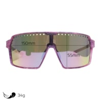 ENDURO PNK-R PUR/GRY sports goggles purple/grey