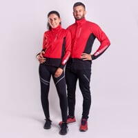 FOLGARIA women's cycling jacket red/black