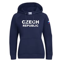 FUN HOODY CZECH LADY dámská mikina s kapucí dk.blue