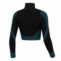 GEMA CROP LS sports jacket black/green