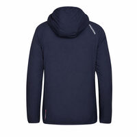 HESTIE reversible women's jacket with merino blackened blue/red violet