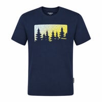 HRUTUR "FOREST" short sleeve merino T-shirt navy