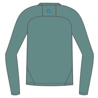 MA NDR 125 men's long-sleeved merino T-shirt teal
